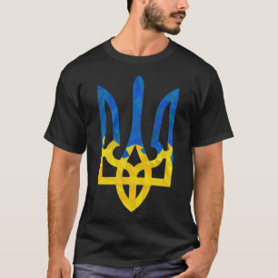 Laagveelhoekige Oekraïense trident T-Shirt