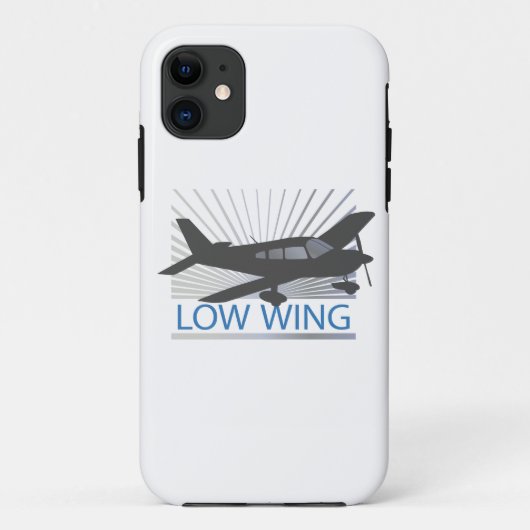 Laagvleugelvliegtuig Case-Mate iPhone Case (Achterkant)