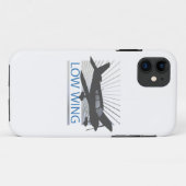 Laagvleugelvliegtuig Case-Mate iPhone Case (Achterkant (horizontaal))
