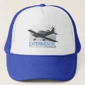 Laagvliegexperimenteel vliegtuig trucker pet (Voorkant)