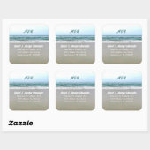 Laagwater Monogram Retouradres Enveloppe Zegel (Vel)