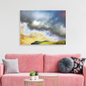 Laagwaterige tarn-kaart Acryldruk Canvas Afdruk (Insitu (Woonkamer))