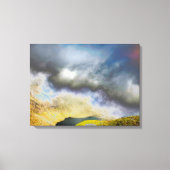 Laagwaterige tarn-kaart Acryldruk Canvas Afdruk (Voorkant)