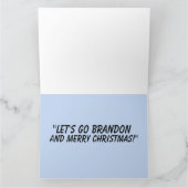 LAAI BRANDON! KERSTKAARTEN VAN DE KERSTMAN OVERSIZ KAART (Binnen)