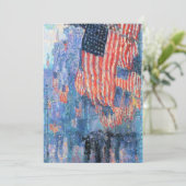 Laan in de regen van Frederick Childe Hassam (Staand voorkant)