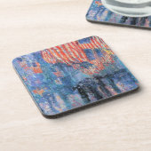 Laan in de regen van Frederick Childe Hassam Bier Onderzetter (Linkerzijde)