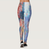 Laan in de regen van Frederick Childe Hassam Leggings (Achterkant)