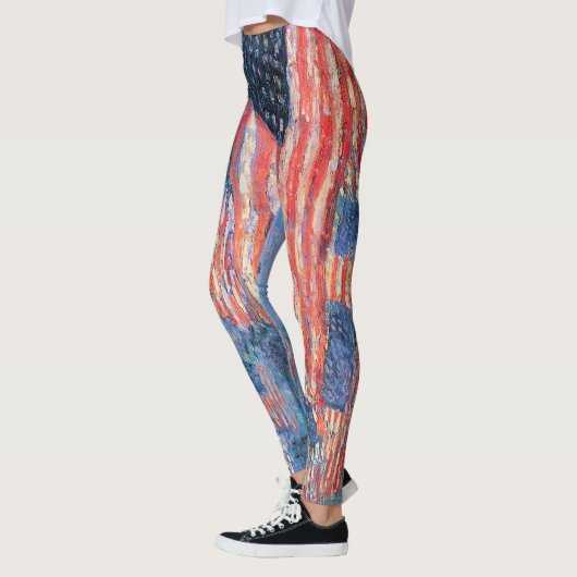 Laan in de regen van Frederick Childe Hassam Leggings (Links)