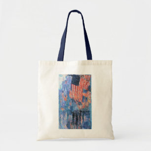 Laan in de regen van Frederick Childe Hassam Tote Bag