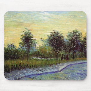 Laan in Voyer d'Argenson Park door Vincent van Gog Muismat