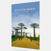 Laan van de Baobabs, Madagaskar - Landschap Acryl Bord (Hoek)