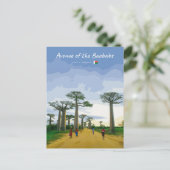 Laan van de Baobabs, Madagaskar - Landschap Briefkaart (Staand voorkant)