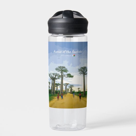 Laan van de Baobabs, Madagaskar - Landschap CBE Waterfles (Voorkant)