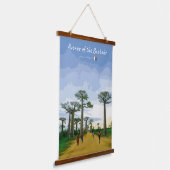 Laan van de Baobabs, Madagaskar - Landschap Hangend Wandkleed (Gebogen)