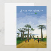 Laan van de Baobabs, Madagaskar - Landschap Kaart (Voorkant / Achterkant)
