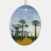 Laan van de Baobabs, Madagaskar - Landschap Keramisch Ornament (Rechts)