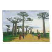 Laan van de Baobabs, Madagaskar - Landschap Kussensloop (Achterkant-Rechts)