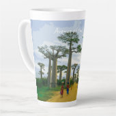 Laan van de Baobabs, Madagaskar - Landschap L Latte Mok (Linkerhoek)