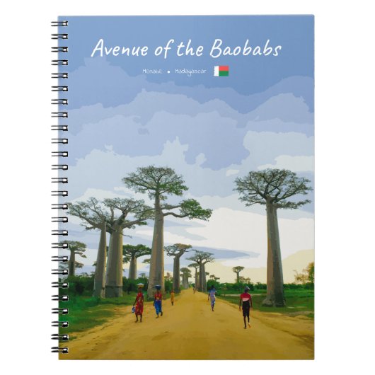 Laan van de Baobabs, Madagaskar - Landschap Notitieboek (Voorkant)