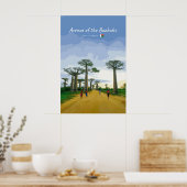 Laan van de Baobabs, Madagaskar - Landschap Poster (Keuken)