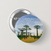 Laan van de Baobabs, Madagaskar - Landschap Ronde Button 5,7 Cm (Voorkant /achterkant)