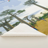 Laan van de Baobabs, Madagaskar - Landschap Sherpa Deken (3/4)