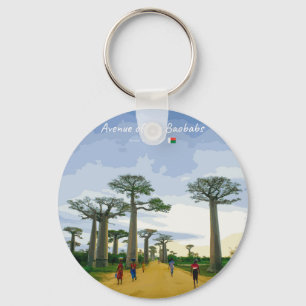 Laan van de Baobabs, Madagaskar - Landschap Sleutelhanger