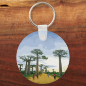 Laan van de Baobabs, Madagaskar - Landschap Sleutelhanger (Achterkant)