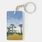 Laan van de Baobabs, Madagaskar - Landschap Slim Sleutelhanger (achterkant)