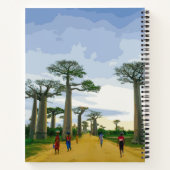 Laan van de Baobabs, Madagaskar - Landschap Spr Notitieboek (Achterkant)