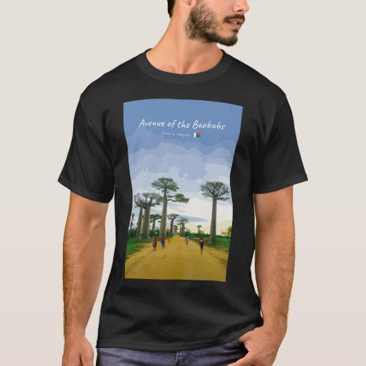 Laan van de Baobabs, Madagaskar - Landschap T-shirt (Voorkant)