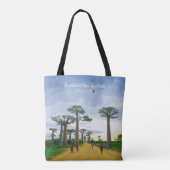 Laan van de Baobabs, Madagaskar - Landschap Tote Bag (Achterkant)