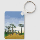 Laan van de Baobabs, Madagaskar Sleutelhanger (Achterkant)