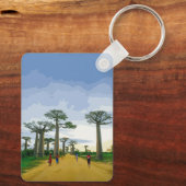 Laan van de Baobabs, Madagaskar Sleutelhanger (Achterkant)