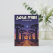 Laan van de Baobabs, Morondava, Menabe Briefkaart (Staand voorkant)