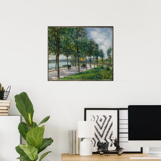Laan van Kastanjebomen, kunst, Poster (Thuiskantoor)