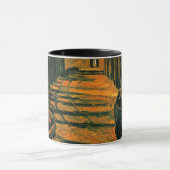 Laan van populieren bij zonsondergang mok (Midden)