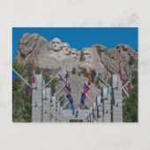 Laan van Vlaggen, Mount Rushmore National Memorial Briefkaart (Voorkant)