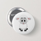 Laap schattig boerderij baby ronde button 5,7 cm (Voorkant /achterkant)