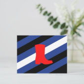Laars Pride-vlag Briefkaart (Staand voorkant)