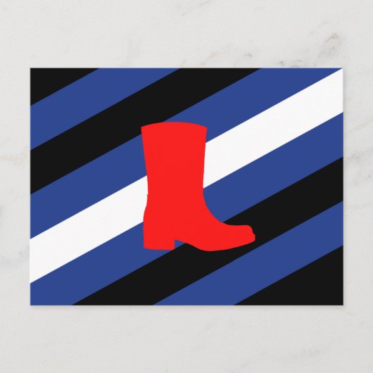 Laars Pride-vlag Briefkaart (Voorkant)
