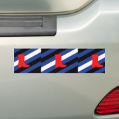 Laars Pride-vlag Bumpersticker (Op auto)