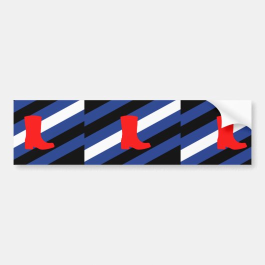 Laars Pride-vlag Bumpersticker (Voorkant)