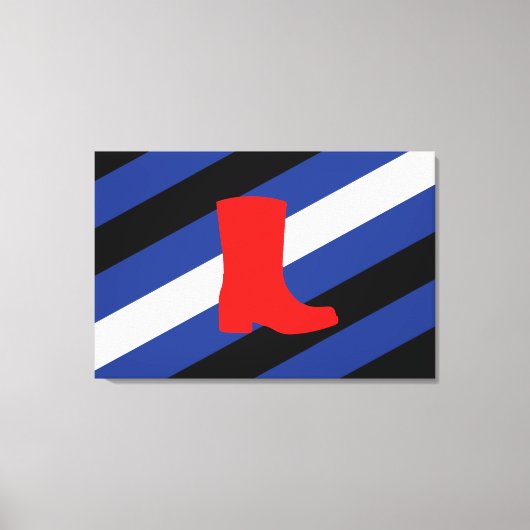 Laars Pride-vlag Canvas Afdruk (Voorkant)