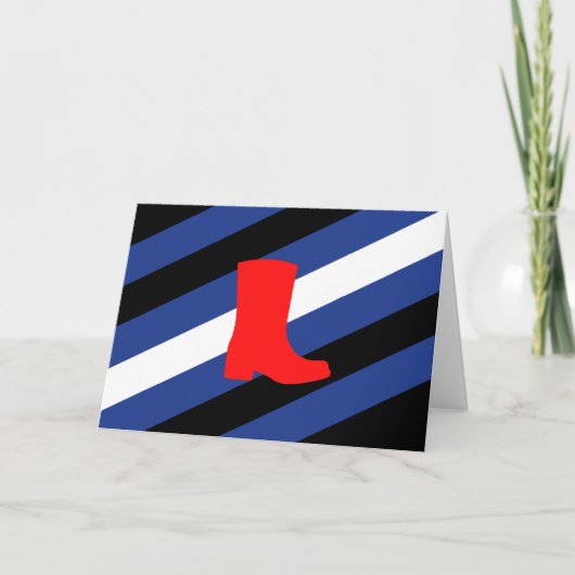 Laars Pride-vlag Feestdagen Kaart (Voorkant)