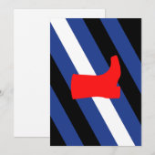 Laars Pride-vlag Feestdagenkaart (Voorkant / Achterkant)