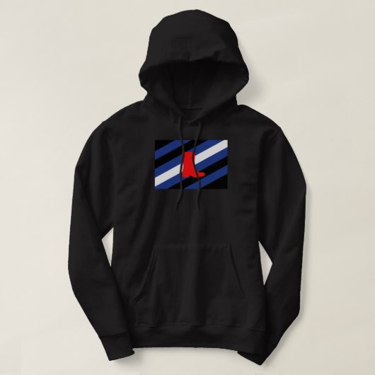 Laars Pride-vlag Hoodie (Design voorkant)