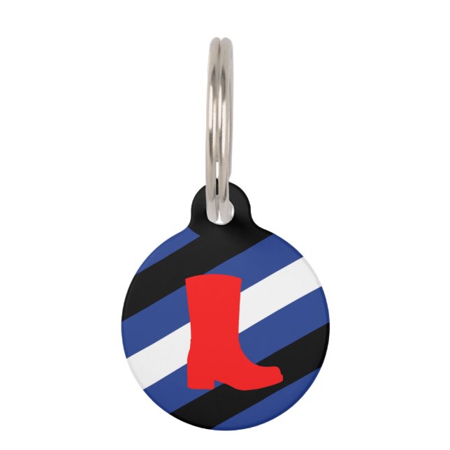 Laars Pride-vlag Huisdierpenning (Voorkant)