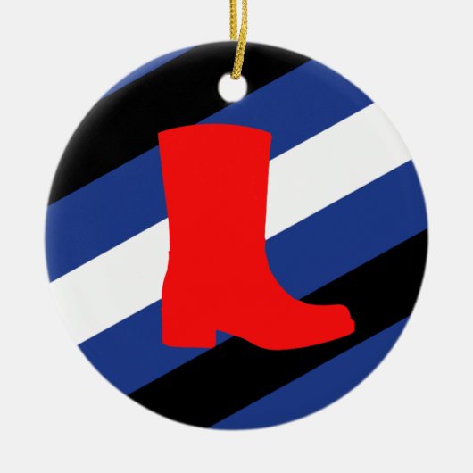 Laars Pride-vlag Keramisch Ornament (Voorkant)