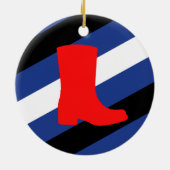 Laars Pride-vlag Keramisch Ornament (Achterkant)